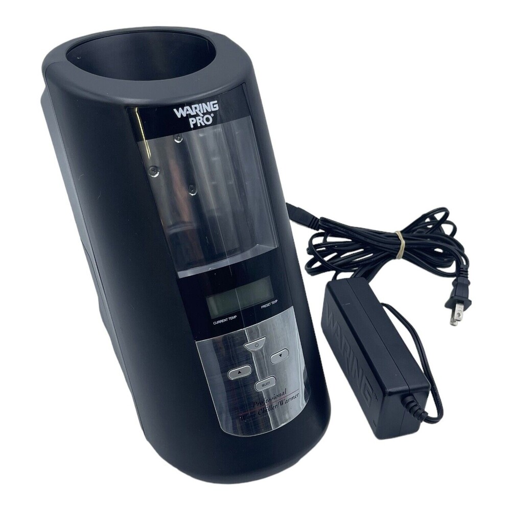 Waring Pro Wine Chiller / Warmer Model: RPC175WS Stainless Steel & Black
